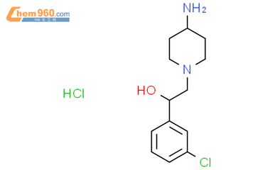 2-(4-氨基-哌啶-1-基)-1-(3-氯-苯基)-乙醇盐酸盐