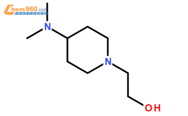 2-(4-二甲基氨基-哌啶-1-基)-乙醇结构式
