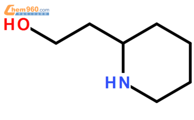 (S)-(-)-2-哌啶乙醇结构式
