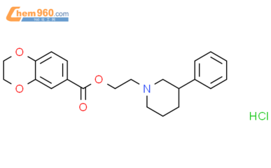 3-苯基-1-哌啶乙醇-1,4-苯并二恶烷-6-羧酸 盐酸盐