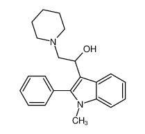 1-(1-甲基-2-苯基吲哚-3-基)-2-哌啶-1-基乙醇